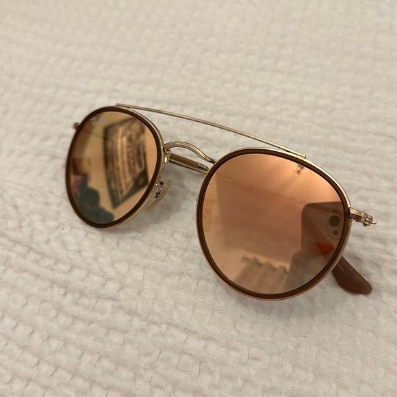 Round Double Bridge Ray Ban’s - Picture 2 of 12
